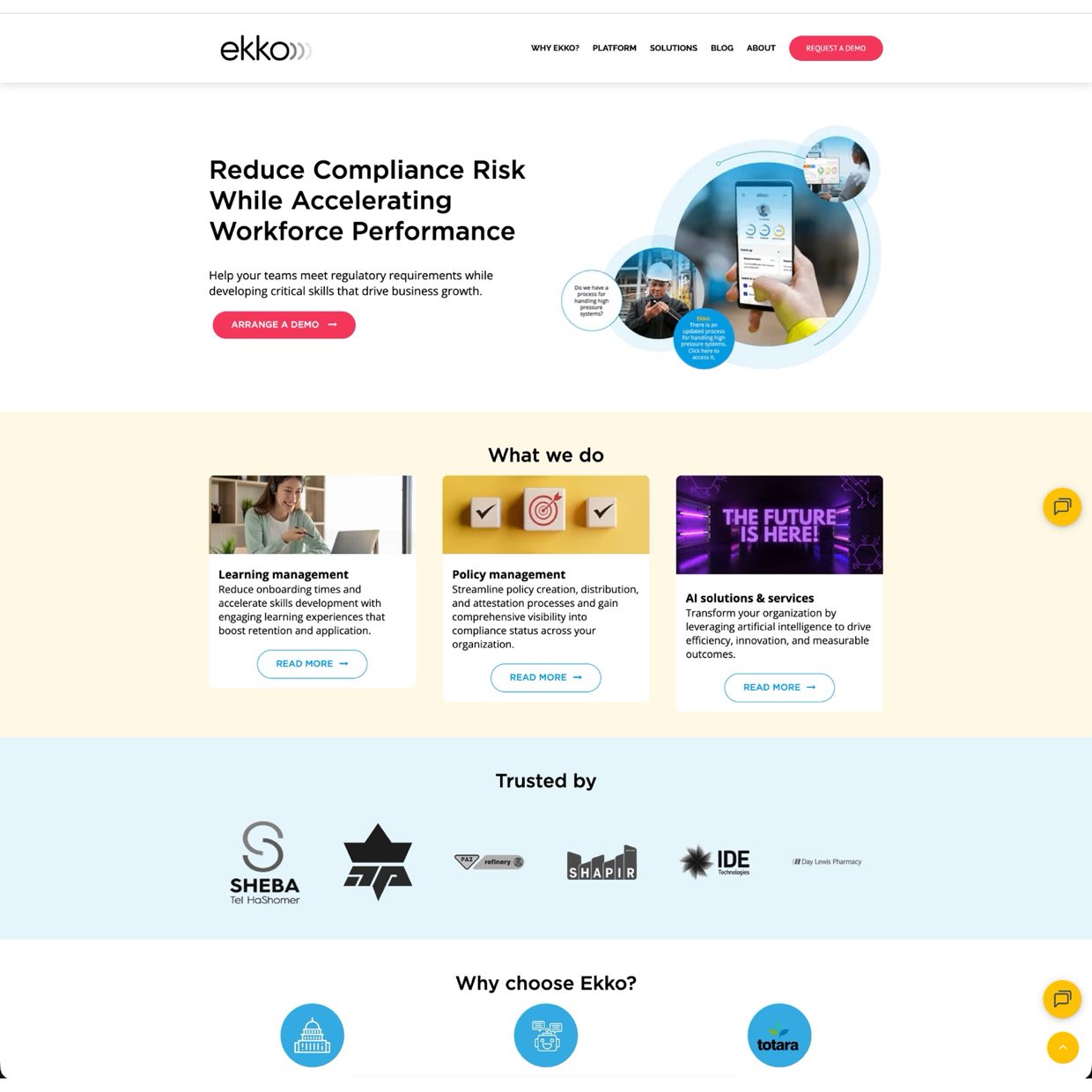 Ekko AI website designed and built by Claudreck